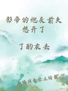 影帝的炮灰前夫想開了