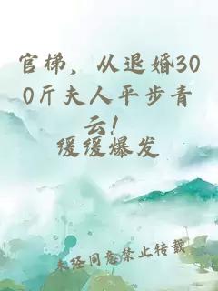 官梯，從退婚300斤夫人平步青云！