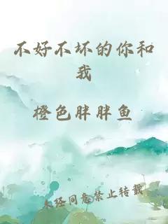 不好不壞的你和我